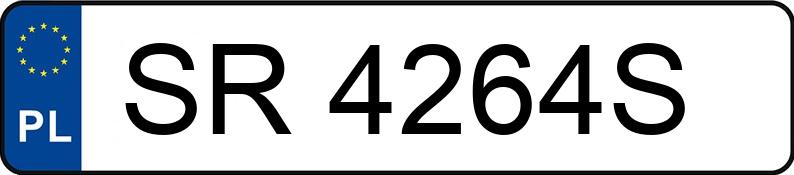 Numer rejestracyjny SR 4264S posiada MERCEDES-BENZ A 200 Turbo MR`04 E4 169 Avantgarde - SR4264S