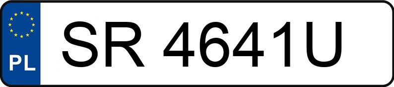 Numer rejestracyjny SR 4641U posiada MERCEDES-BENZ SPRINTER - SR4641U