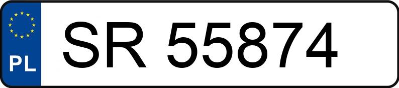 Numer rejestracyjny SR 55874 posiada TOYOTA Corolla Hatchback Kat. XLi - SR55874