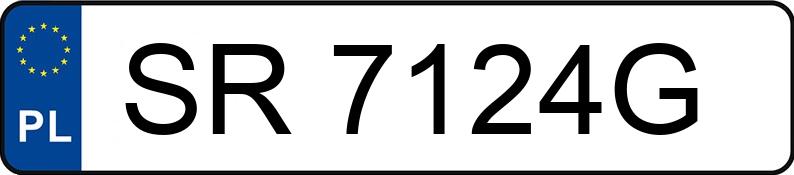 Numer rejestracyjny SR 7124G posiada MULTICAR M 24 - SR7124G