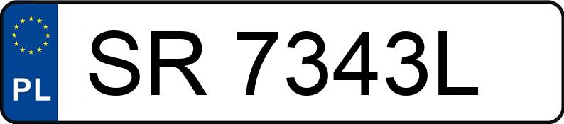 Numer rejestracyjny SR 7343L posiada OPEL ASTRA - SR7343L
