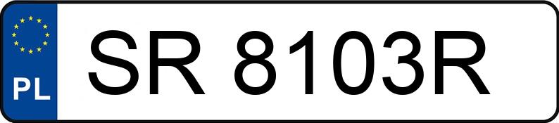 Numer rejestracyjny SR 8103R posiada BMW 318 CI - SR8103R