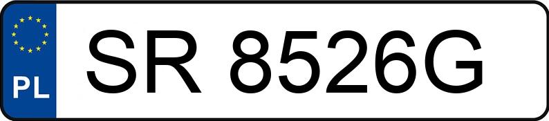 Numer rejestracyjny SR 8526G posiada SKODA SUPERB - SR8526G