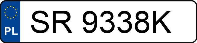 Numer rejestracyjny SR 9338K posiada VOLKSWAGEN GOLF - SR9338K