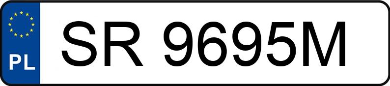 Numer rejestracyjny SR 9695M posiada FIAT 500 - SR9695M