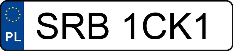 Numer rejestracyjny SRB 1CK1 posiada MAZDA CX-3 - SRB1CK1