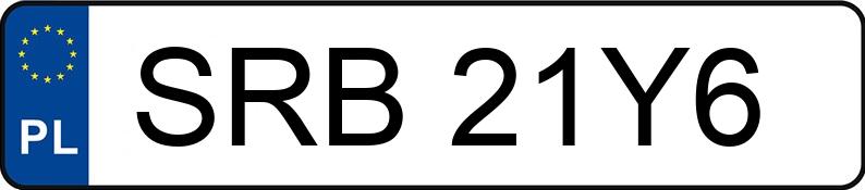 Numer rejestracyjny SRB 21Y6 posiada VOLKSWAGEN PASSAT - SRB21Y6