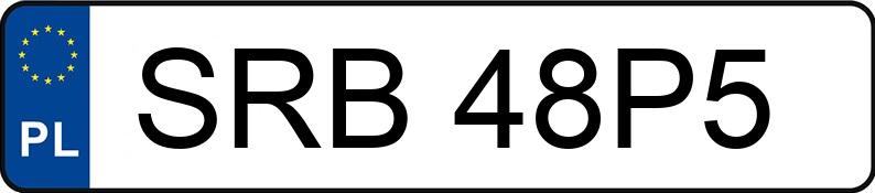 Numer rejestracyjny SRB 48P5 posiada OPEL Astra Classic II 1.6 MR`04 E4 Astra Classic II 1.6 MR`04 E4 - SRB48P5