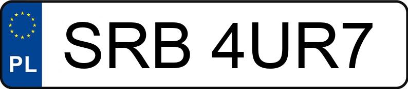 Numer rejestracyjny SRB 4UR7 posiada KIA CEE D - SRB4UR7