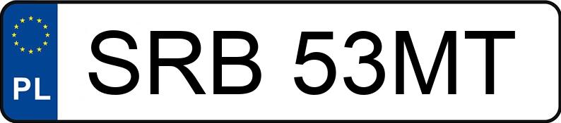 Numer rejestracyjny SRB 53MT posiada PEUGEOT 107 - SRB53MT