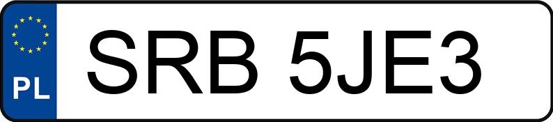 Numer rejestracyjny SRB 5JE3 posiada RENAULT CLIO - SRB5JE3 Numer rejestracyjny SRB 5JE3 posiada RENAULT CLIO - SRB5JE3