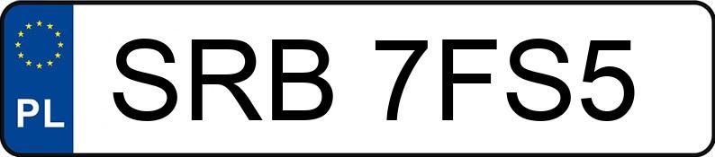 Numer rejestracyjny SRB 7FS5 posiada OPEL VECTRA - SRB7FS5
