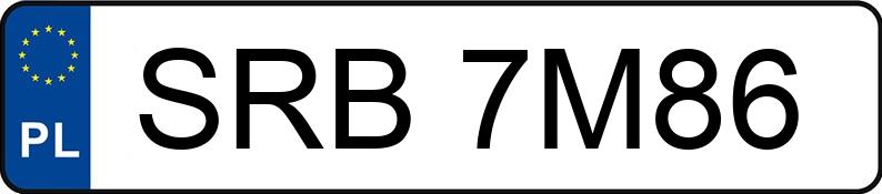 Numer rejestracyjny SRB 7M86 posiada SKODA OCTAVIA - SRB7M86