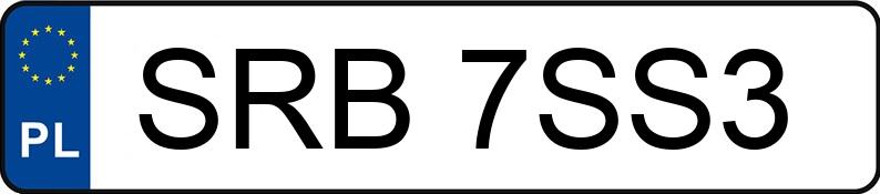 Numer rejestracyjny SRB 7SS3 posiada IVECO 35S12 - SRB7SS3