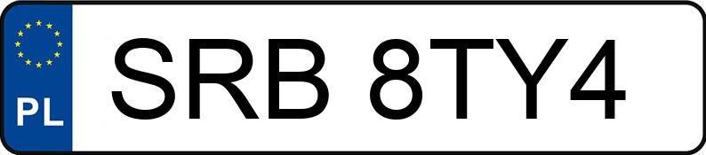 Numer rejestracyjny SRB 8TY4 posiada BMW 523 - SRB8TY4 Numer rejestracyjny SRB 8TY4 posiada BMW 523 - SRB8TY4