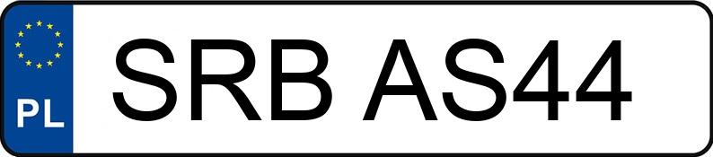 Numer rejestracyjny SRB AS44 posiada AUDI A3 - SRBAS44