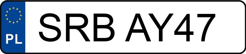 Numer rejestracyjny SRB AY47 posiada VOLKSWAGEN PASSAT - SRBAY47 Numer rejestracyjny SRB AY47 posiada VOLKSWAGEN PASSAT - SRBAY47