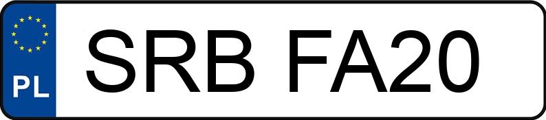 Numer rejestracyjny SRB FA20 posiada AUDI A6 Avant 1.9 TDi Kat. MR`02 E3 4B A6 Avant 1.9 TDi Kat. MR`02 E3 4B - SRBFA20 Numer rejestracyjny SRB FA20 posiada AUDI A6 Avant 1.9 TDi Kat. MR`02 E3 4B A6 Avant 1.9 TDi Kat. MR`02 E3 4B - SRBFA20