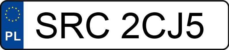 Numer rejestracyjny SRC 2CJ5 posiada OPEL ZAFIRA - SRC2CJ5