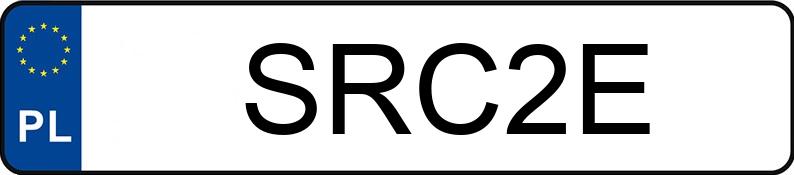 Numer rejestracyjny SRC 2E posiada CHEVROLET CAMARO 3 - SRC2E