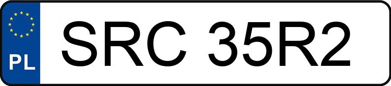 Numer rejestracyjny SRC 35R2 posiada BMW 320SI - SRC35R2