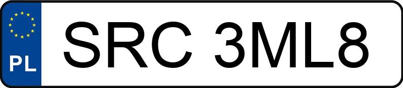 Numer rejestracyjny SRC 3ML8 posiada FORD FOCUS - SRC3ML8 Numer rejestracyjny SRC 3ML8 posiada FORD FOCUS - SRC3ML8