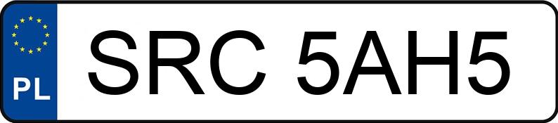 Numer rejestracyjny SRC 5AH5 posiada AUDI A3 1.9 TDi Kat. MR`96 8L Ambiente - SRC5AH5