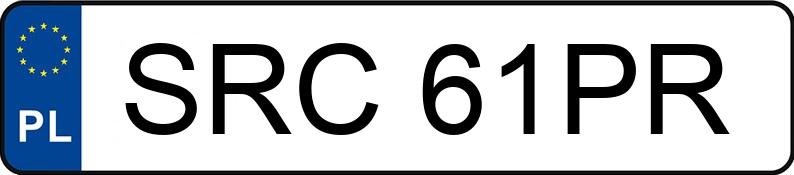 El número de registro SRC 61PR tiene FIAT Siena 1.4 Kat. HL - SRC61PR