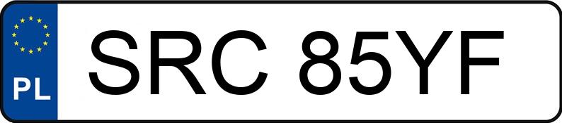 Numer rejestracyjny SRC 85YF posiada AUDI RS4 Avant Quattro 2.7 Kat. MR`99 B5 RS4 Avant Quattro 2.7 Kat. MR`99 B5 - SRC85YF