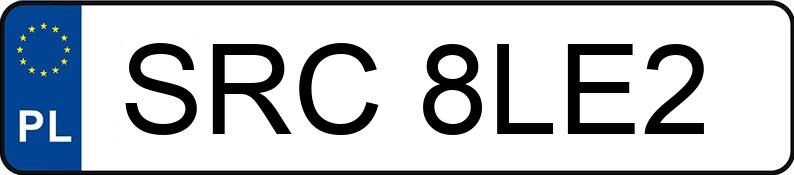 Numer rejestracyjny SRC 8LE2 posiada SUZUKI IGNIS - SRC8LE2