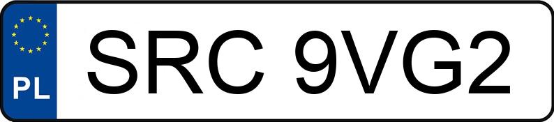 Numer rejestracyjny SRC 9VG2 posiada OPEL Vectra C 1.9 CDTI MR`02 E3 Elegance - SRC9VG2