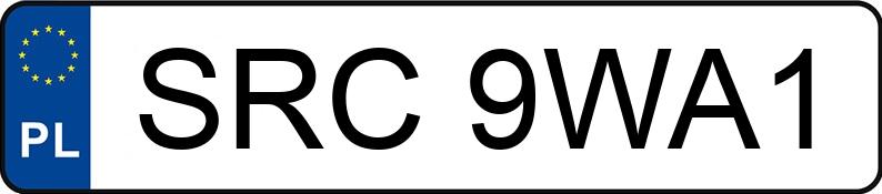 Numer rejestracyjny SRC 9WA1 posiada BMW M4 - SRC9WA1 Numer rejestracyjny SRC 9WA1 posiada BMW M4 - SRC9WA1