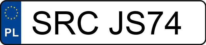 Die Registrierungsnummer SRC JS74 hat BMW  - SRCJS74