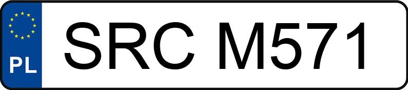 Numer rejestracyjny SRC M571 posiada SKODA FABIA - SRCM571