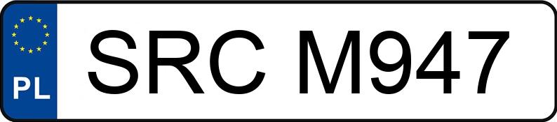 Numer rejestracyjny SRC M947 posiada MERCEDES-BENZ 190 D - SRCM947