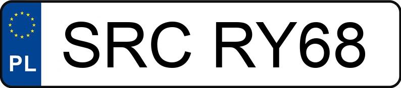 Numer rejestracyjny SRC RY68 posiada VOLKSWAGEN Bora 1.9 TD MR`98 E3 Basis - SRCRY68