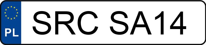 Numer rejestracyjny SRC SA14 posiada RENAULT MEGANE - SRCSA14