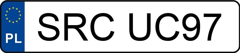 Numer rejestracyjny SRC UC97 posiada FIAT 500 1.2 MR`07 E5 Pop - SRCUC97