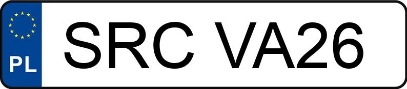 Numer rejestracyjny SRC VA26 posiada AUDI A4 - SRCVA26