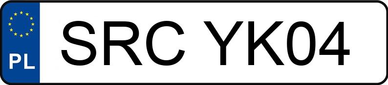 Numer rejestracyjny SRC YK04 posiada SEAT AROSA - SRCYK04