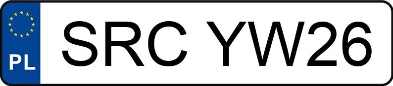 Numer rejestracyjny SRC YW26 posiada VOLKSWAGEN Caddy GP 1.6 TDI MR`11 E5 2.3t Caddy GP 1.6 TDI MR`11 E5 2.3t - SRCYW26