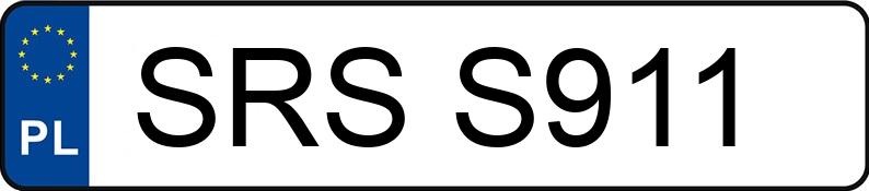 Numer rejestracyjny SRS S911 posiada VOLKSWAGEN Golf III Variant 1.9 TDI MR`91 GL - SRSS911