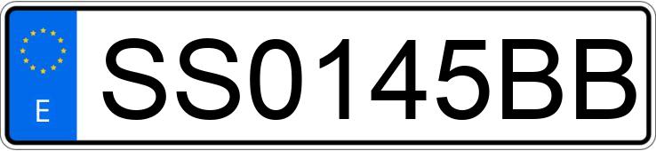 Numer rejestracyjny SS0145BB posiada AUDI A4