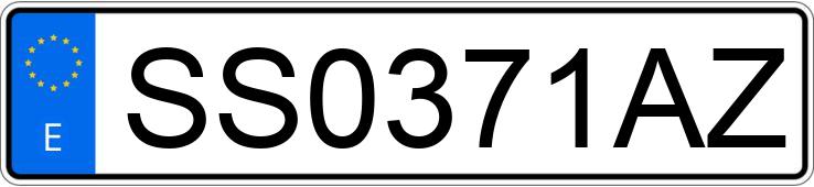 Numer rejestracyjny SS0371AZ posiada PEUGEOT 406