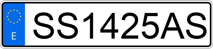 Numer rejestracyjny SS1425AS posiada OPEL FRONTERA