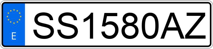 Numer rejestracyjny SS1580AZ posiada RENAULT LAGUNA