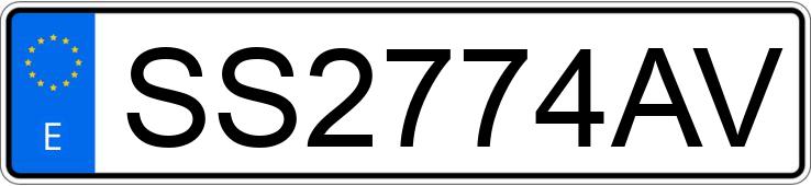 Numer rejestracyjny SS2774AV posiada RENAULT MASTER