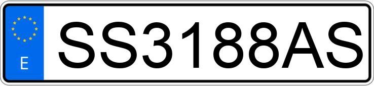 Numer rejestracyjny SS3188AS posiada HYUNDAI EXCEL