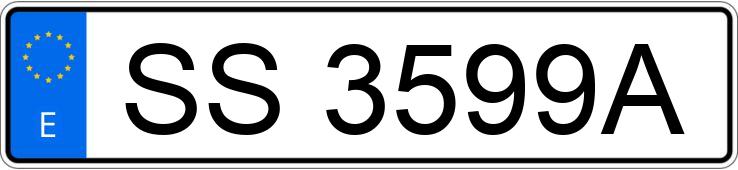 Numer rejestracyjny SS3599A posiada SEAT 124