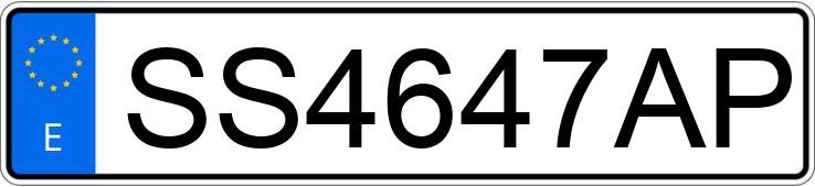 Numer rejestracyjny SS4647AP posiada PEUGEOT 405